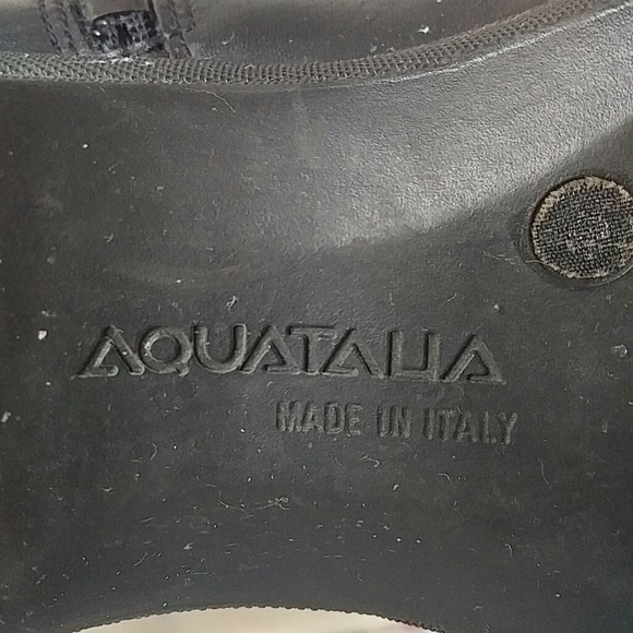 AQUATALIA - black waterproof Leather boots - Picture 7 of 8
